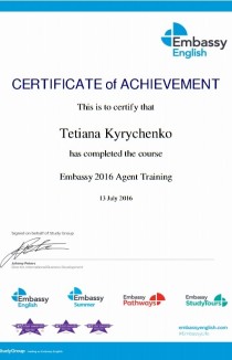 Embassy agent training